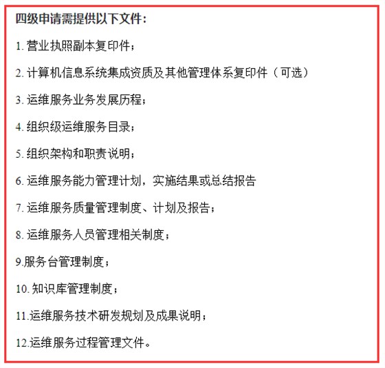 深圳企業(yè)做ITSS認(rèn)證需提供這12項資料，否則不予通過！